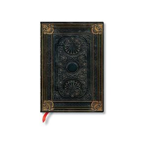 Paperblanks Тефтер Nocturnelle, Midi, широки редове, мека корица, 88 листа