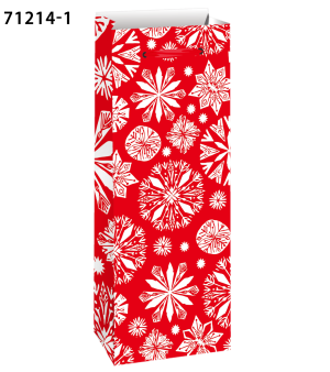 Подаръчна торбичка XMAS Bottle, 13x36x8.5cm, 71214