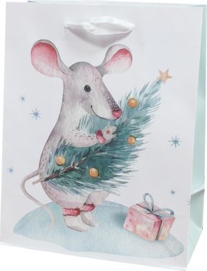 Подаръчна торбичка XMAS M, 71220, 17.8x22.9x9.8cm