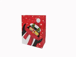 Подаръчна торбичка XMAS M, 71220, 17.8x22.9x9.8cm