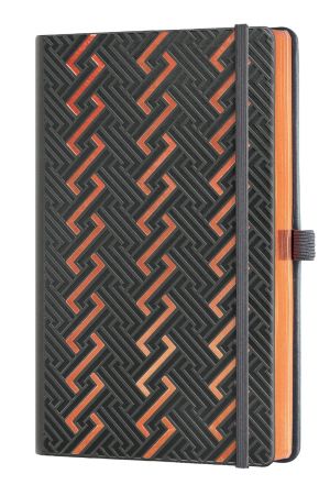 Бележник Castelli C&G, 9x14cm, лин, Roman Copper