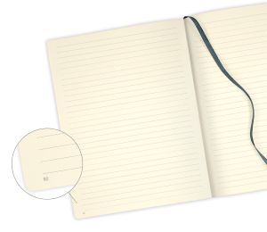 Бележник Castelli C&G, 13x21cm, лин, Honey Copper