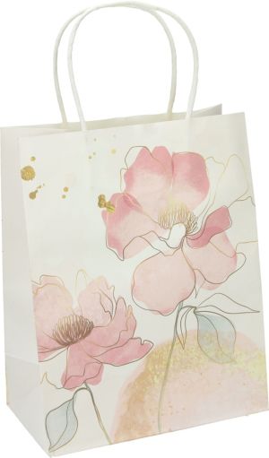 Подаръчна торб. Eco Special Medium Flowers, 18x23x10cm