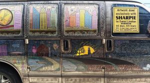 Комплект перманентни маркери Sharpie, F, 24 цвята