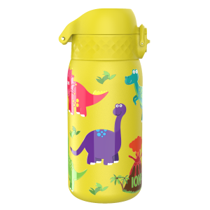 Термо бутилка за вода Ion8 Print, метална,320ml,Dinosaurs