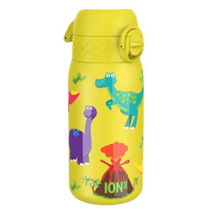 Термо бутилка за вода Ion8 Print, метална,320ml,Dinosaurs