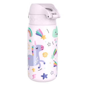 Термо бутилка за вода Ion8 Print, метална,320ml, Unicorns