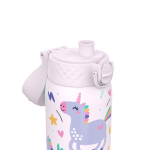 Термо бутилка за вода Ion8 Print, метална,320ml, Unicorns