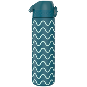 Термо бутилка за вода Ion8 Print, метална,500ml, Waves