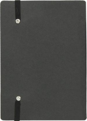 Еко бележник с лепящи листчета и химикалка, ЧЕРЕН