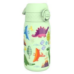 Термо бутилка за вода Ion8 Print, метална, 320ml, ДИНОЗАВРИ2