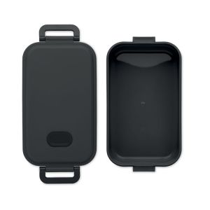 Пластмасова кутия за обяд, 800 ml, черна