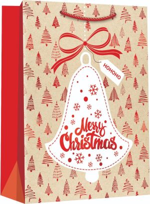 Подаръчна торбичка XMAS Deluxe M,18x23x10 cm