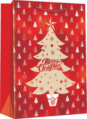 Подаръчна торбичка XMAS Deluxe M,18x23x10 cm