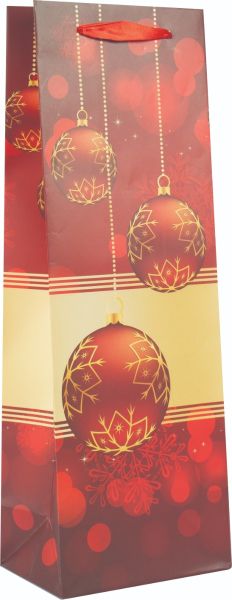 Подаръчна торбичка XMAS Special Bottle, 13x36x9cm
