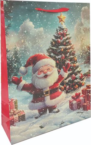 Подаръчна торбичка XMAS Jumbo, 71295, 33x45x11 cm