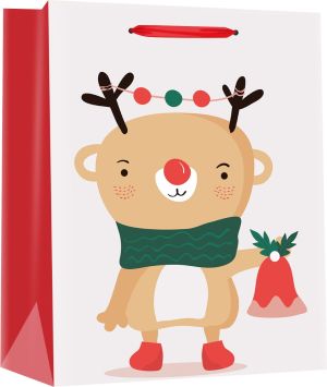 Подаръчна торбичка XMAS M, 71220, 17.8x22.9x9.8cm