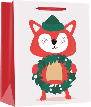 Подаръчна торбичка XMAS M, 71220, 17.8x22.9x9.8cm