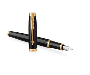 Писалка Parker Royal IM Black GT, M, с кутия