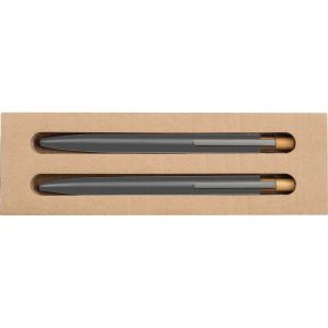 Комплект химикалка и автоматичен молив от рецикиран алуминий, ТСИВ