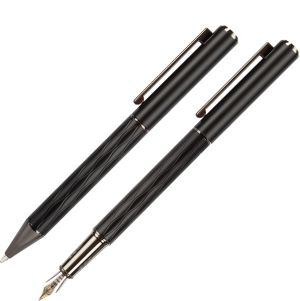 Комплект Wellington Infinity, химикалка и писалка, черен