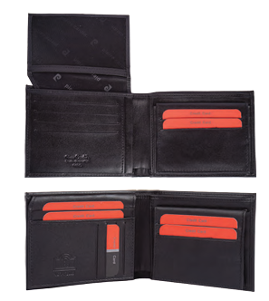 Мъжки портфейл Pierre Cardin, черен