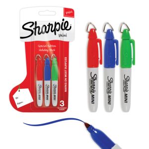 Комплект перманентни маркери Sharpie Mini, 3 цвята