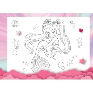 Книжка за оцветяване Cute, А4, 37 стр.