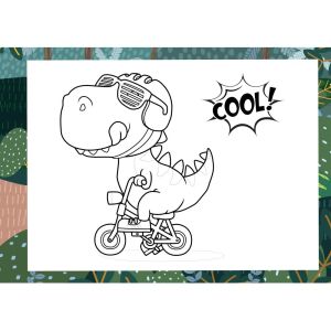 Книжка за оцветяване Cool, А4, 21 стр.