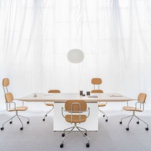 Офис маса MDD Gravity, правоъгълен плот, с регулируема височина, 2400 х 1200 х 750-1160 mm, MDF 28 mm