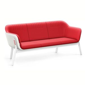 Диван Interstuhl Hub HU312, триместен, с бял корпус