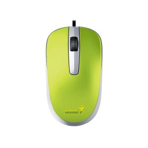 Genius Мишка DX-120, с кабел, USB Type-A, зелена