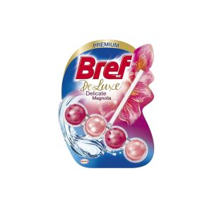 Ароматизатор за тоалетна Bref Deluxe Delicate, магнолия, 50 g