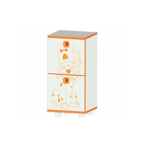 Шкаф RFG Rocky, с 2 чекмеджета, 400 х 370 х 800 mm, ПДЧ 18 mm, с колелца