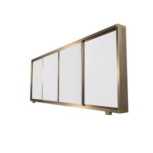 Office 1 Система бели дъски Double Sliding, за дисплей 75''