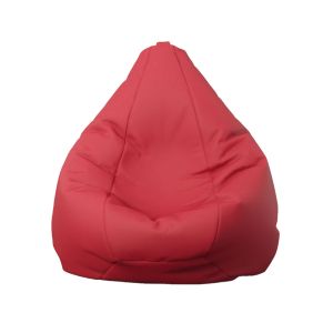 Пуф за деца RFG, тип круша, промазка, 160 L, червен