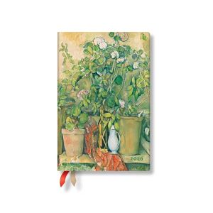 Paperblanks Планер Cezanne?s Terracotta, Mini, Verso, твърда корица, 80 листа, за 2026 година