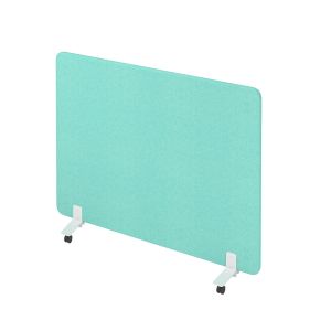 Шумоизолиращ преграден панел Narbutas Free Standing, свободностоящ, 1600 x 36 x 1200 mm, дамаска Velito Presto светла мента, ПДЧ 16 mm