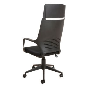 Директорски стол Force Black, текстил, Tilt механизъм, до 120 kg, черен