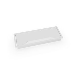 Капак за кабели Narbutas, 317 x 119 x 27 mm, метален, бял