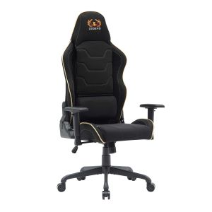 Геймърски стол RFG Move Legend, Butterfly механизъм, полипропиленова основа, до 150 kg, черно-златист