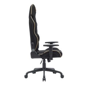 Геймърски стол RFG Move Legend, Butterfly механизъм, полипропиленова основа, до 150 kg, черно-златист