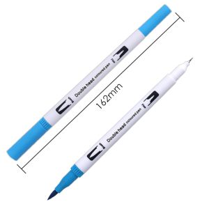 Foska Маркер-четка Brush Pen, 12 цвята