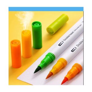 Foska Маркер-четка Brush Pen, 12 цвята