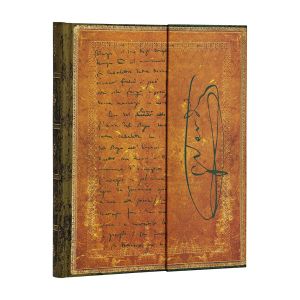 Paperblanks Тефтер Verdi Carteggio, Ultra, широки редове, твърда корица, 72 листа