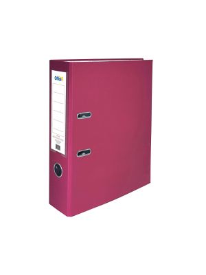 Office 1 Класьор, 8 cm, PP, несглобен, бордо, 50 броя