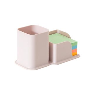 Sworld Моливник с поставка за листчета, 2в1, розов