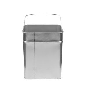 Кош за отпадъци Office 1, с пепелник, 30 х 24 х 60.5 cm, инокс, 17 l