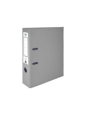 Colori Класьор, 8 cm, PP, с метален кант, несглобен, сив, 50 броя