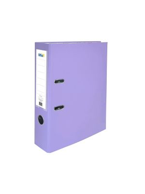 Office 1 Класьор, 8 cm, PP, несглобен, люляк, 50 броя